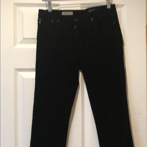 AG Black Corduroy Jeans